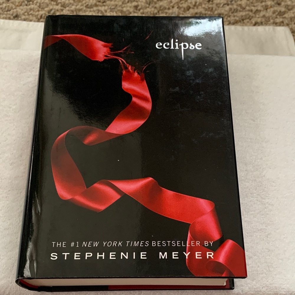 Eclipse Hardcover Book with Red Ribbon Design